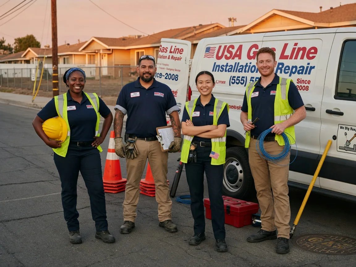 Gas Line Installation company in Dow, IL